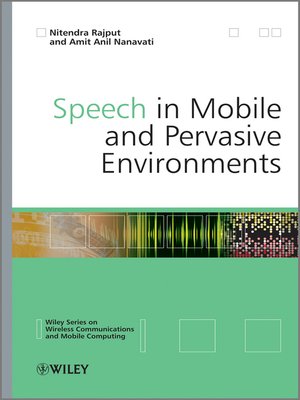 cover image of Speech in Mobile and Pervasive Environments